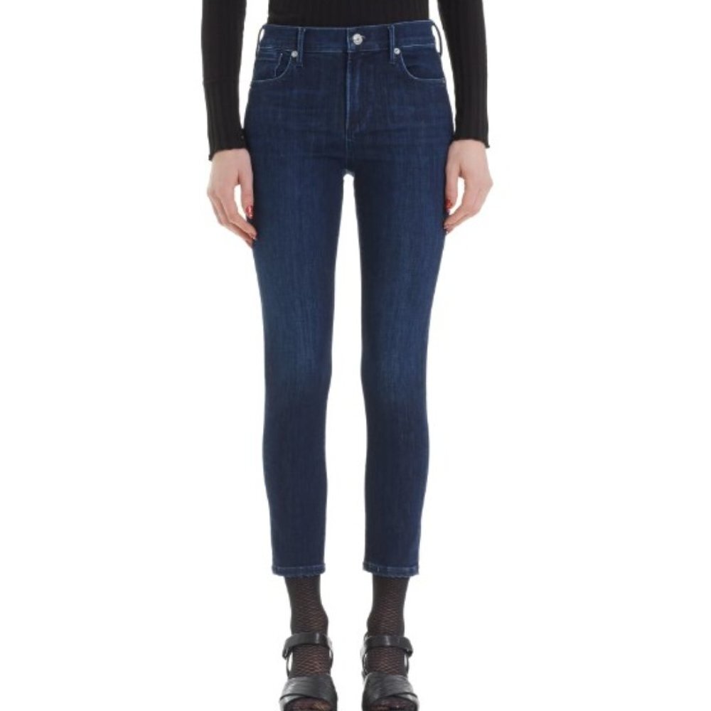 AGOLDE Sophie Hi Rise Skinny Crop in Honor